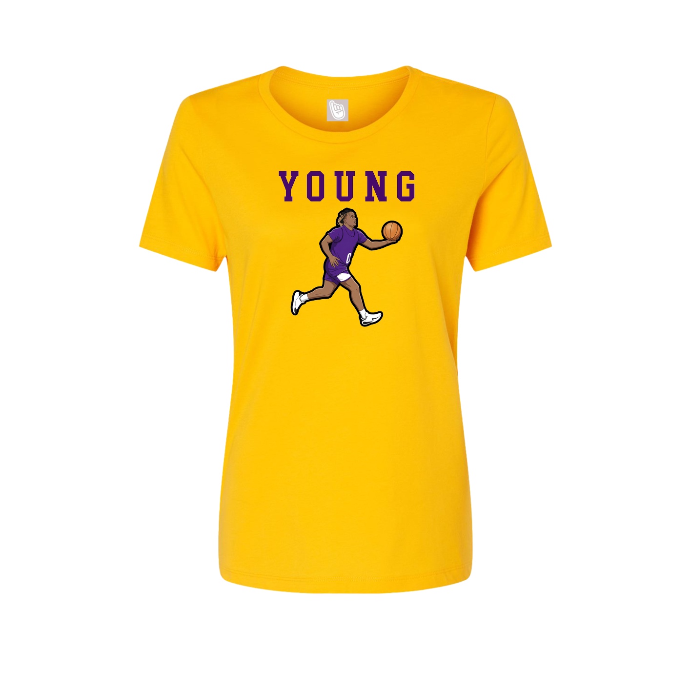 Fitted Women's Tee — Shirsey in Gold