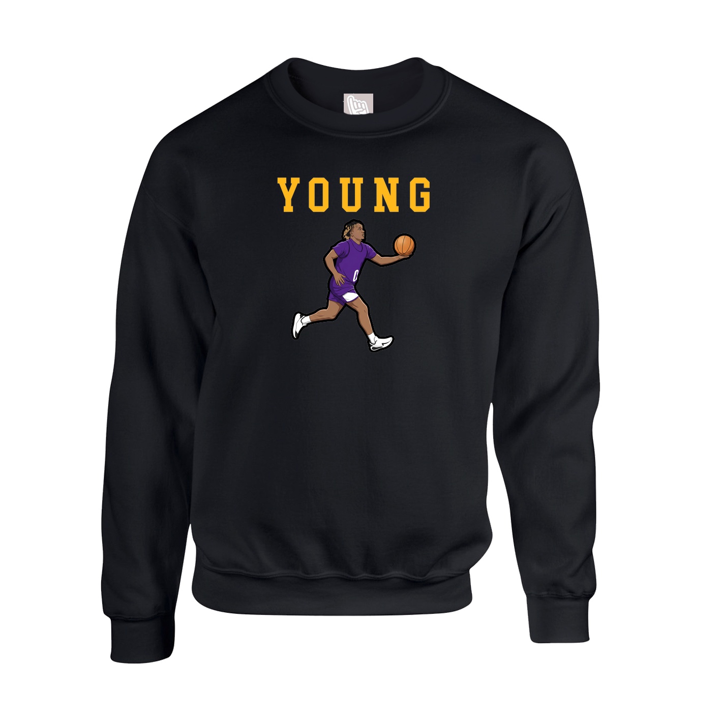 Fleece Crew — Shirsey in Black
