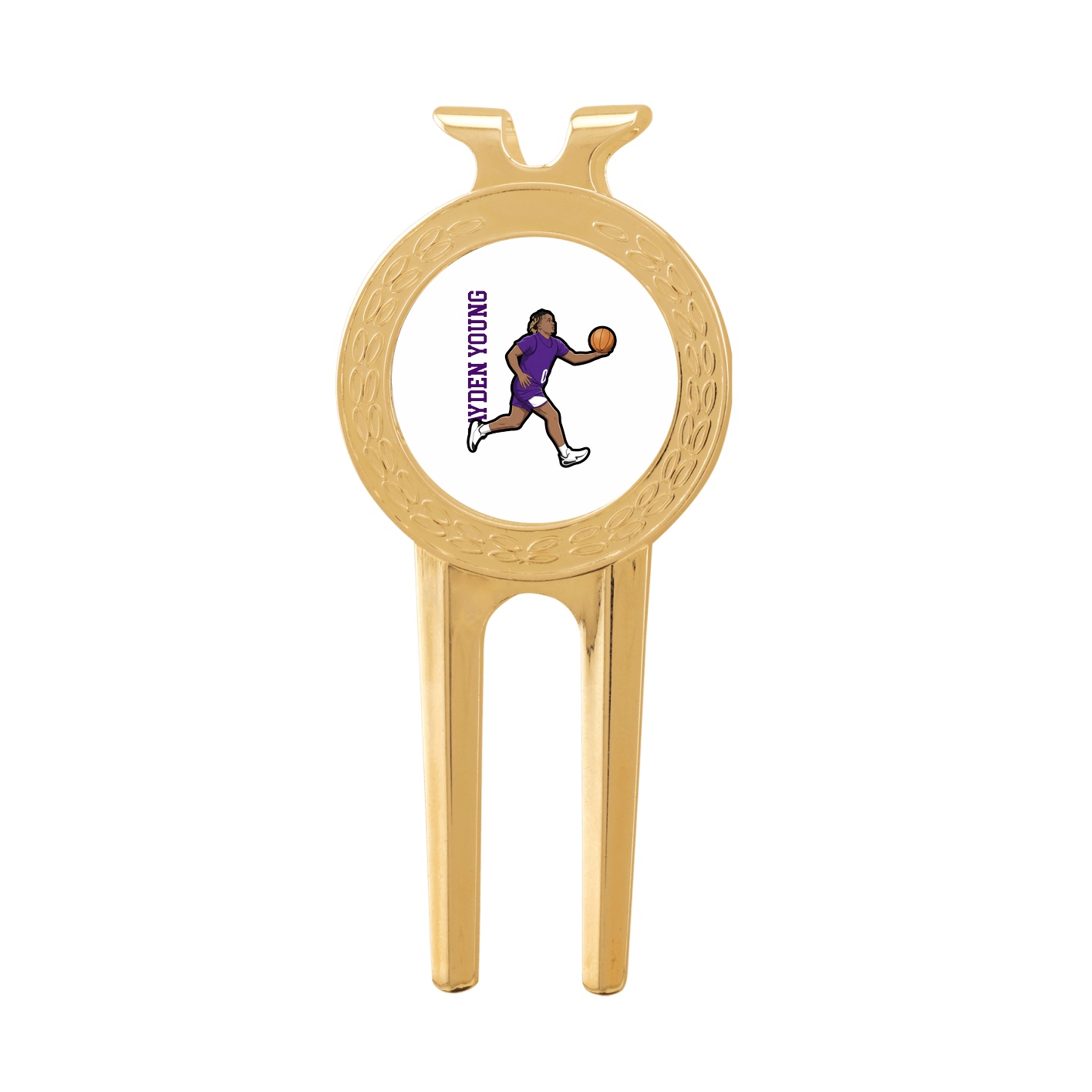 Divot Tool with Ball Marker — Name Vertical in Classic