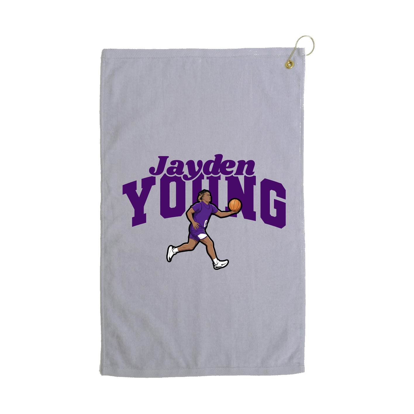 Golf Towel — Signature Arch in Grey