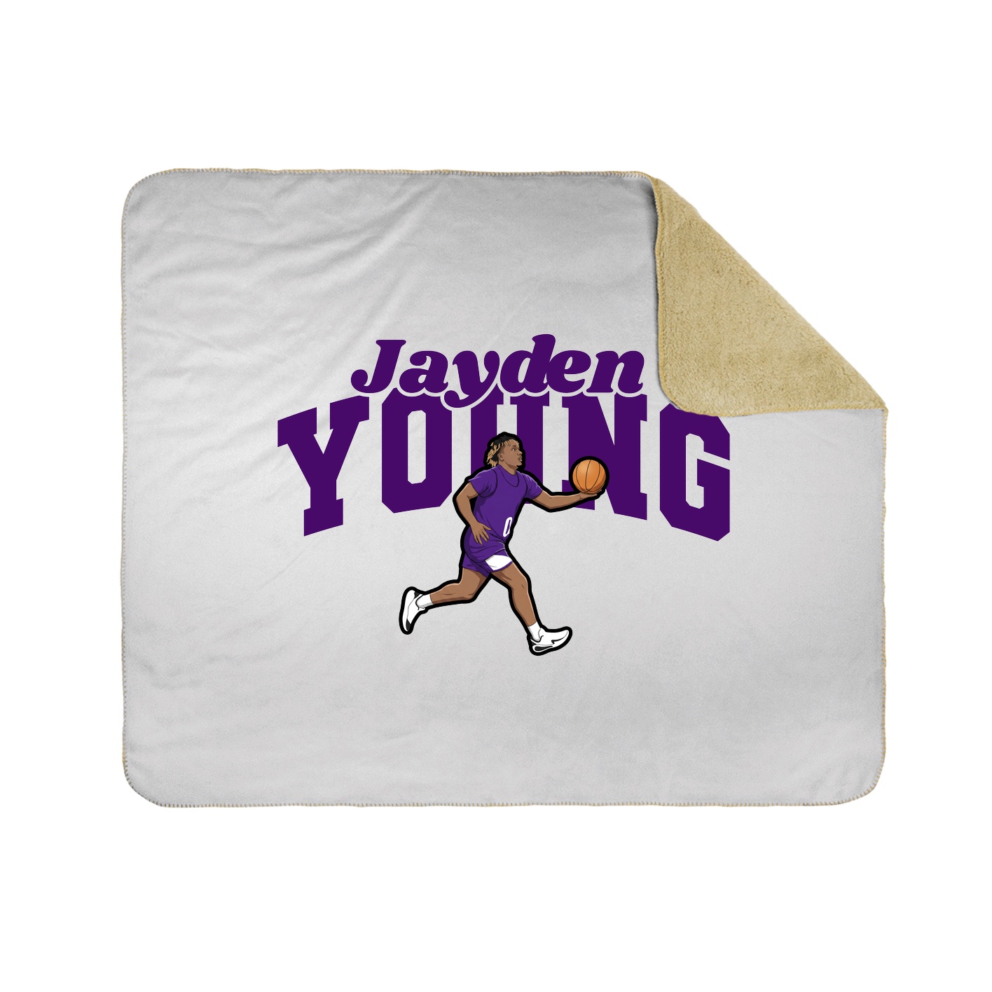 Throw Blanket — Signature Arch in White