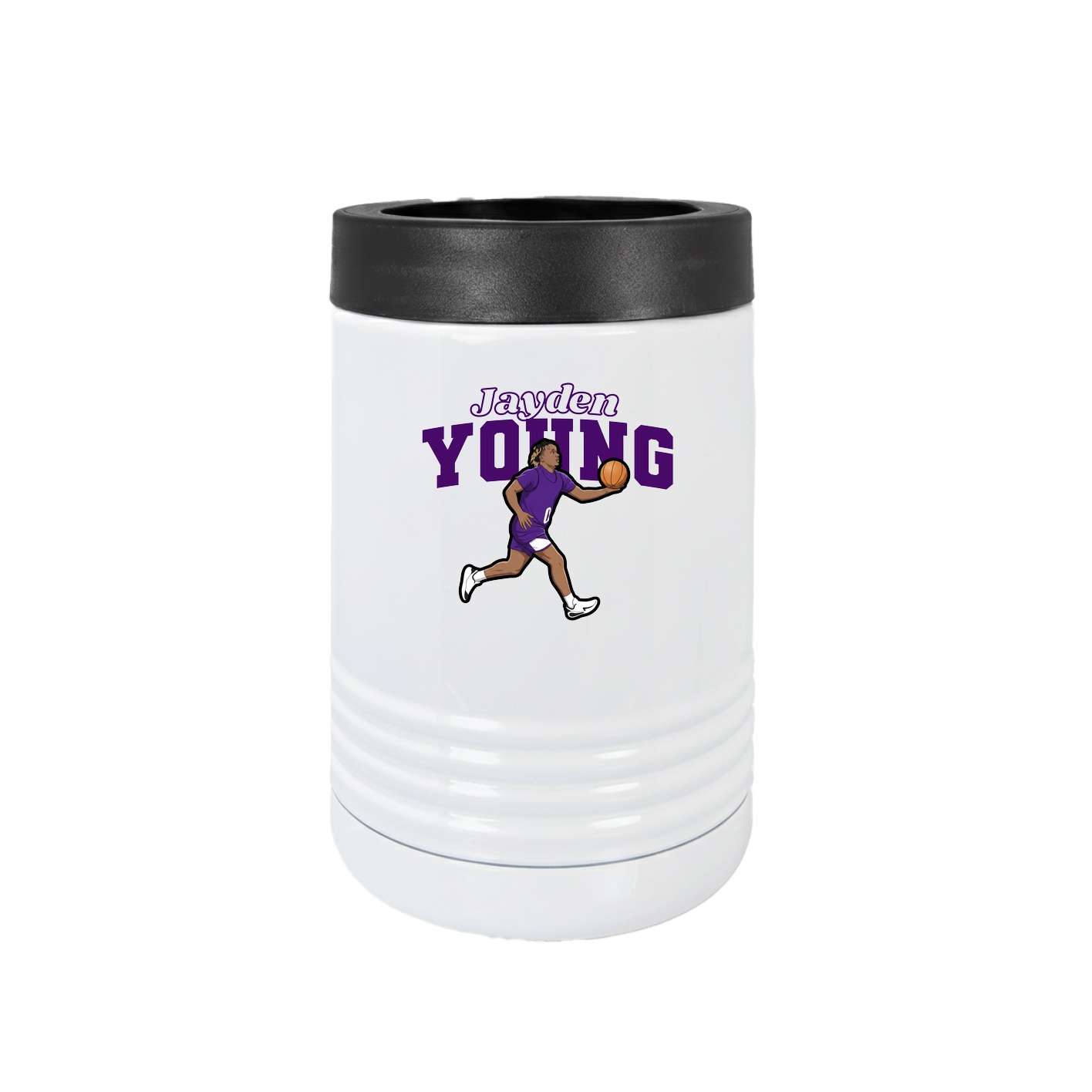 Beverage Holder — Name Arch in White