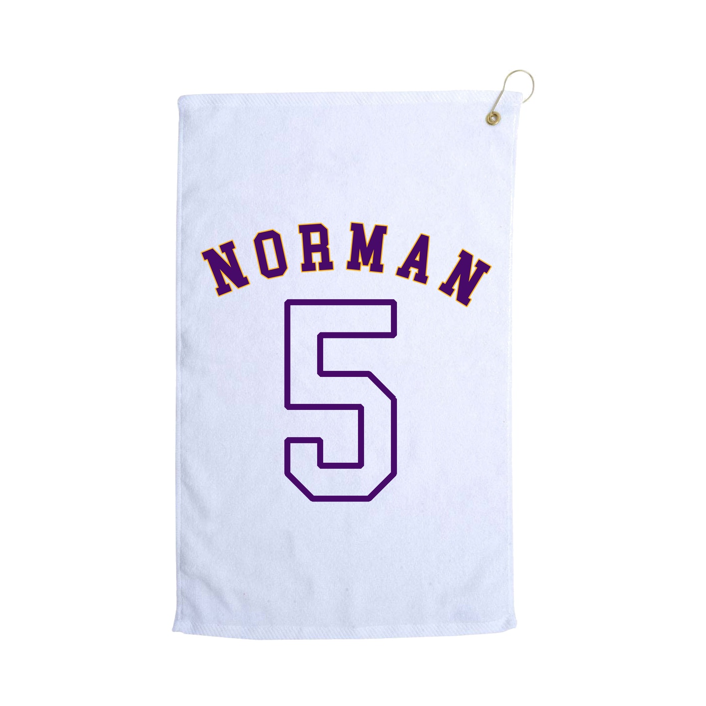 Golf Towel — Shirsey Arch in White