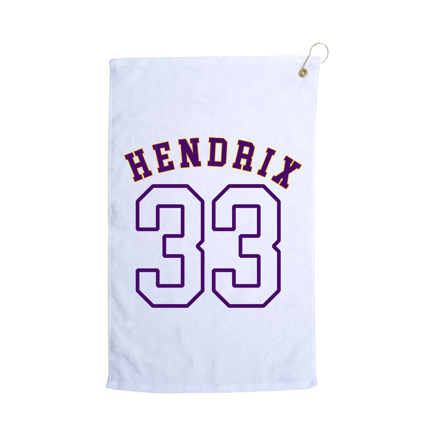 Golf Towel — Shirsey Arch in White