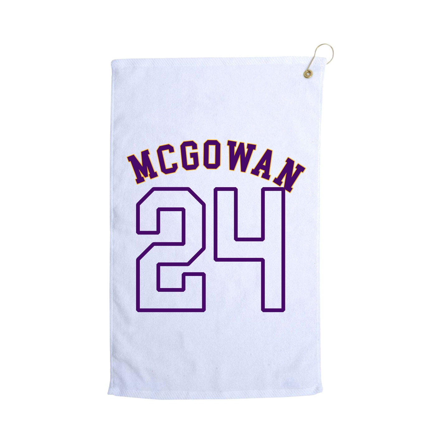 Golf Towel — Shirsey Arch in White