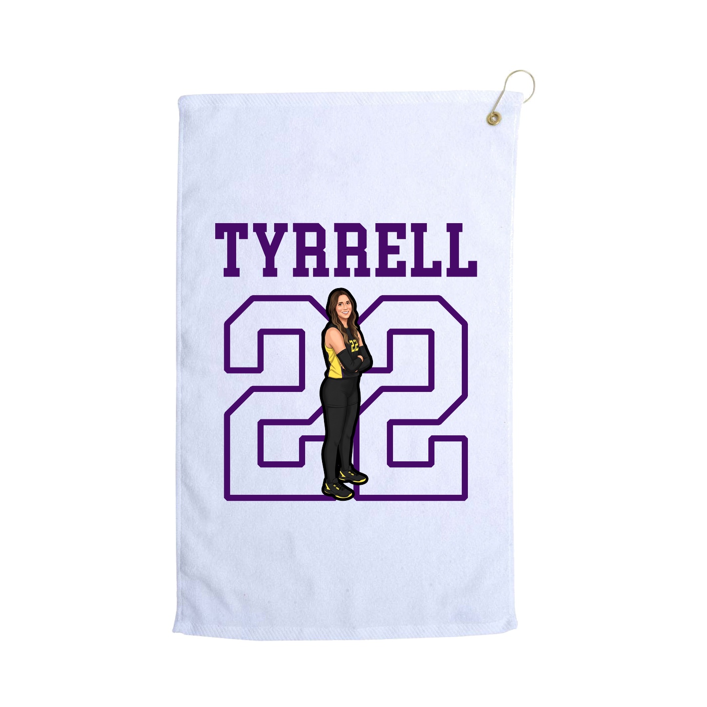 Golf Towel — Shirsey in White
