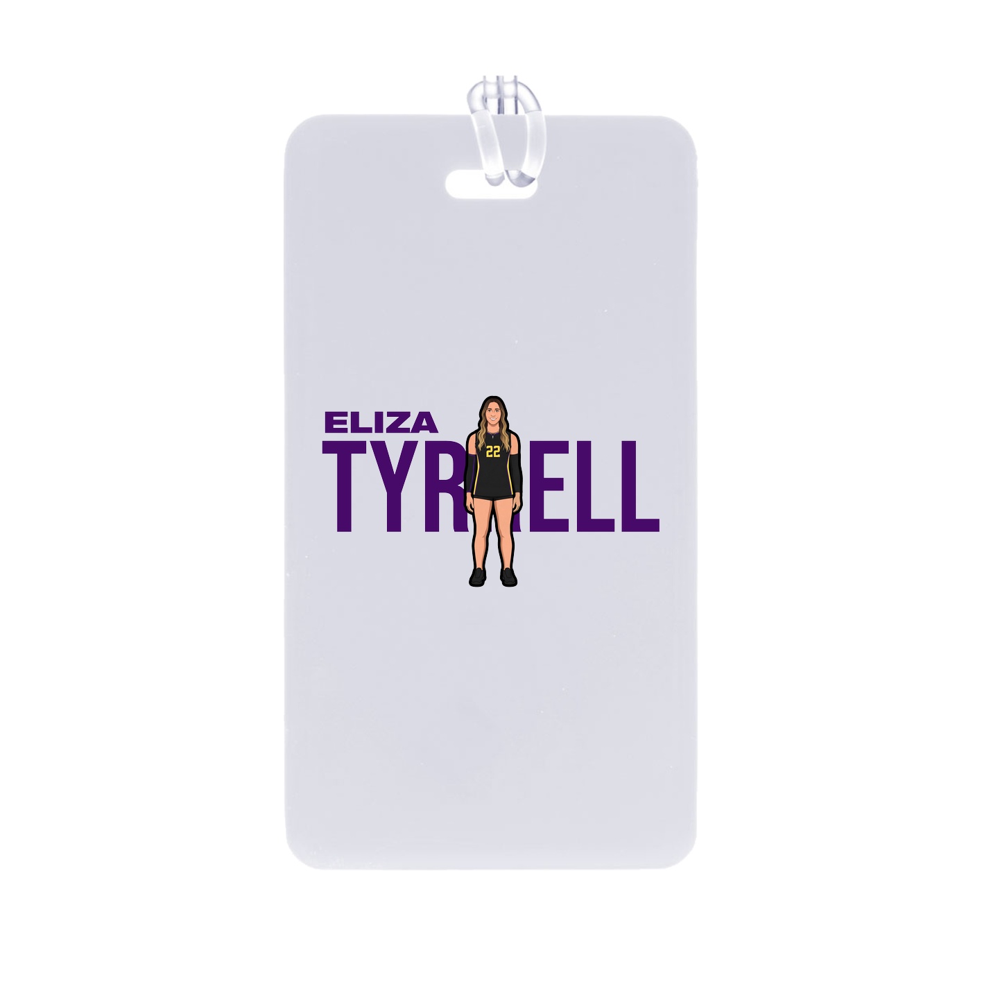 Bag Tag — Player Name in Classic