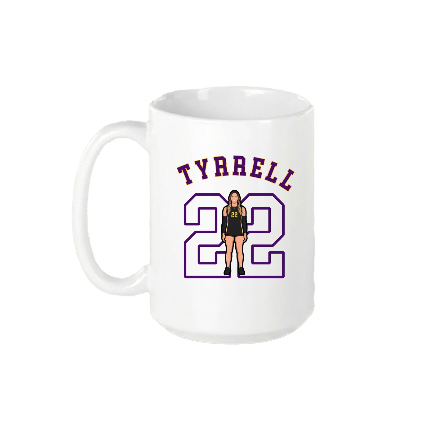 15oz Coffee Mug — Shirsey Arch in White
