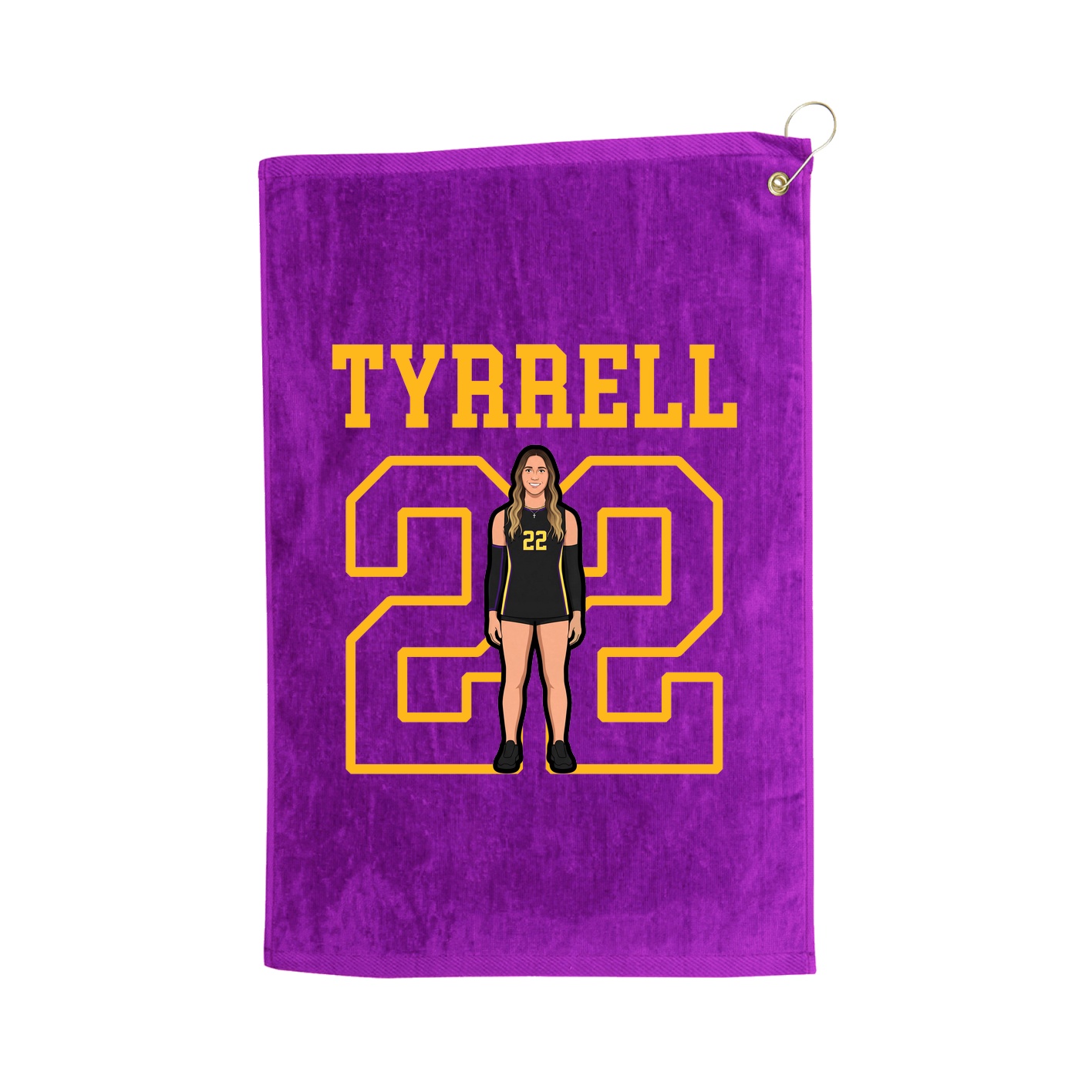 Golf Towel — Shirsey in Purple