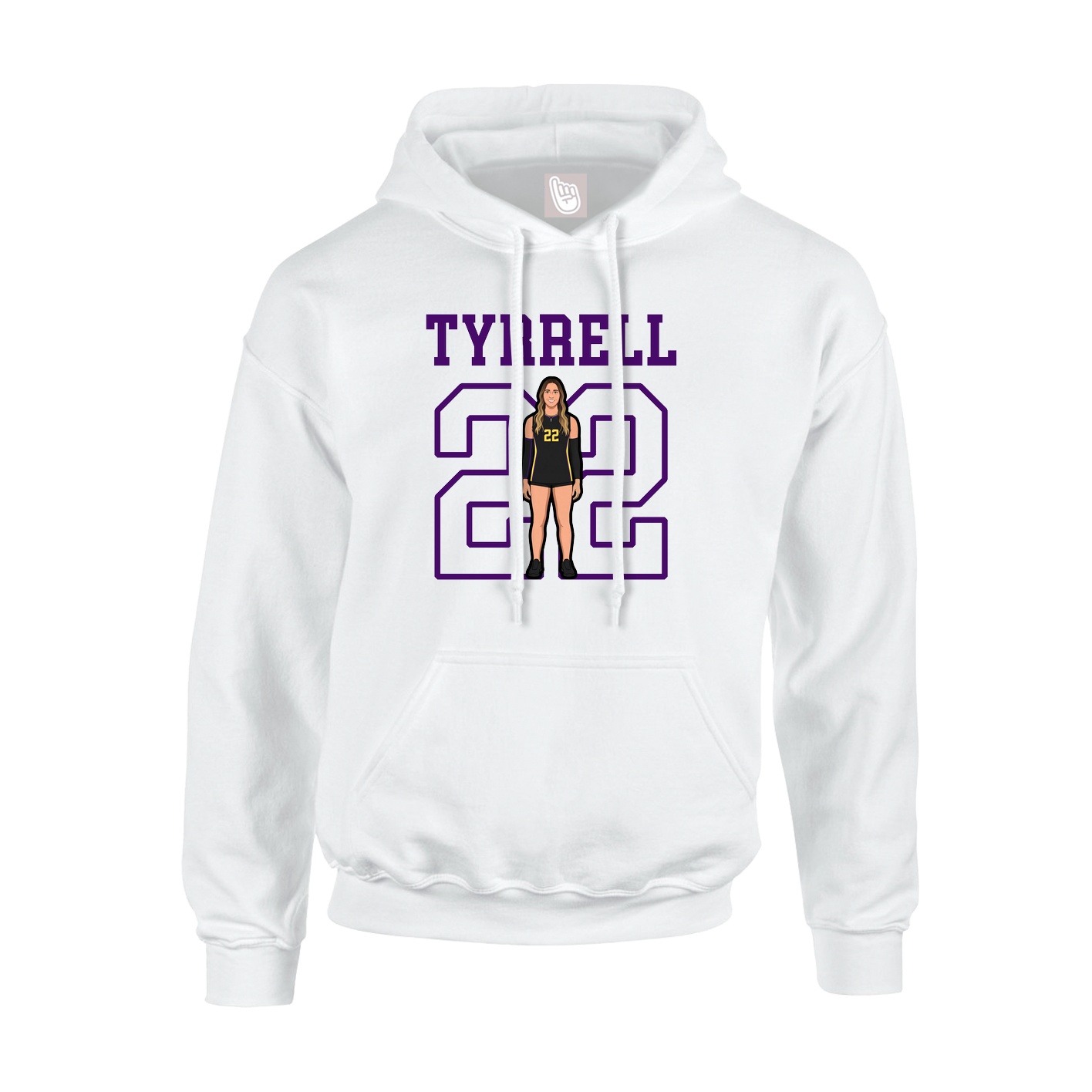 Youth Hoodie — Shirsey in White