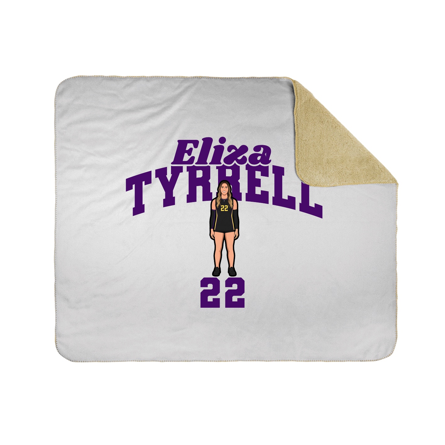 Throw Blanket — Signature Arch in White