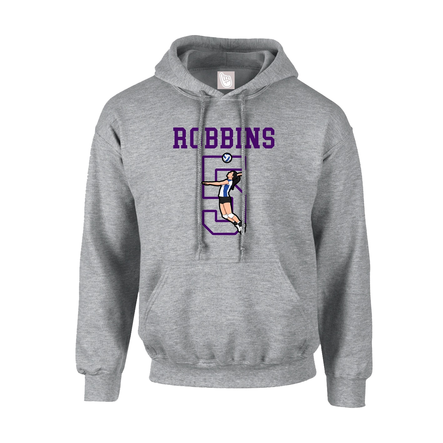 Hoodie — Shirsey in Grey
