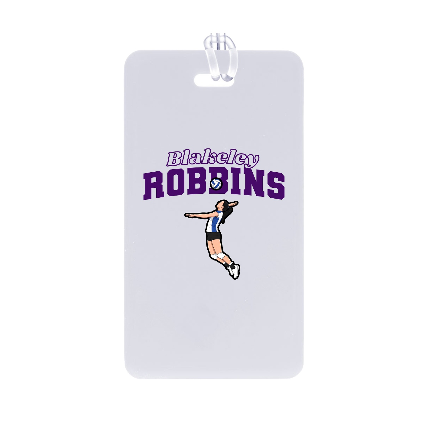 Bag Tag — Name Arch in Classic