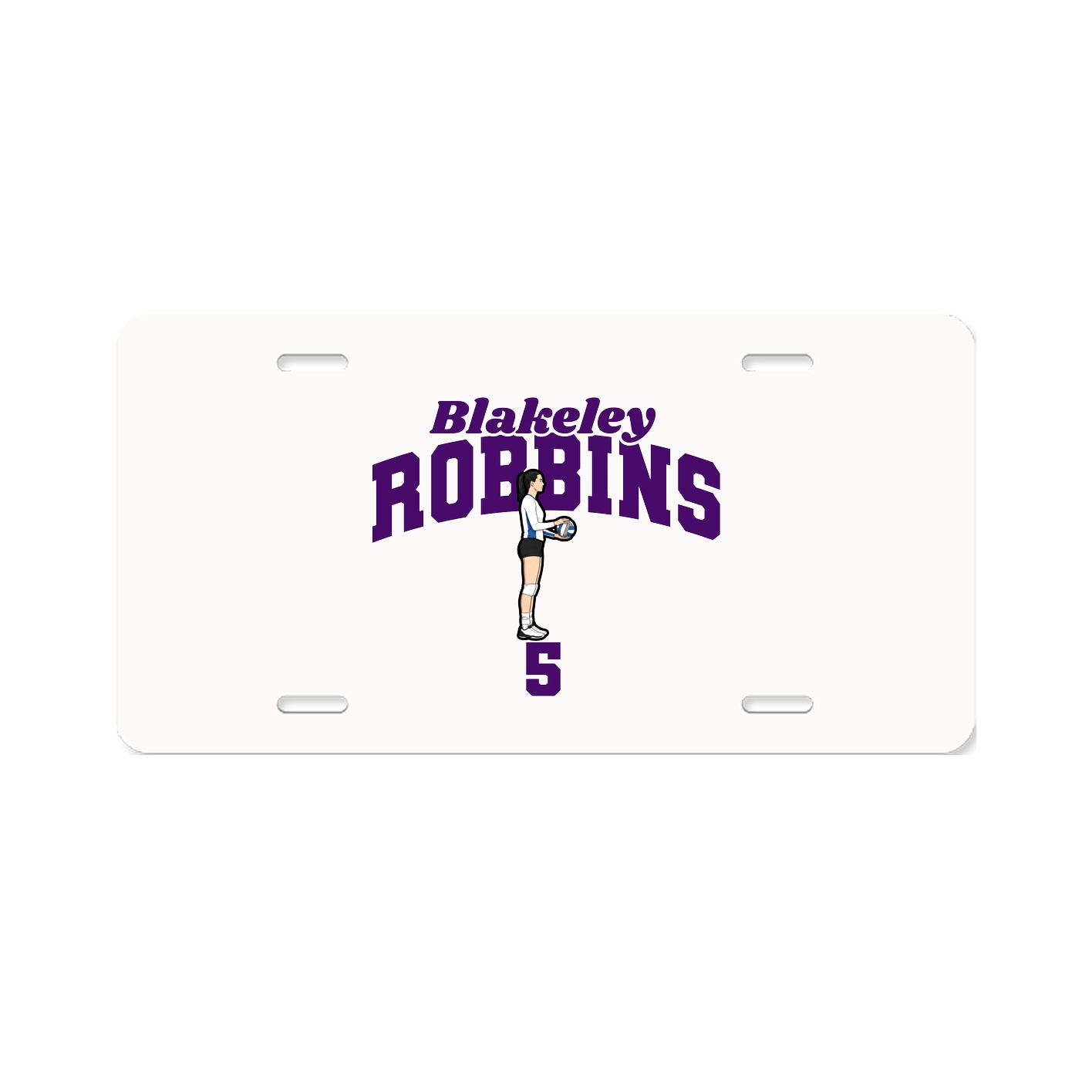 License Plate — Signature Arch in Classic