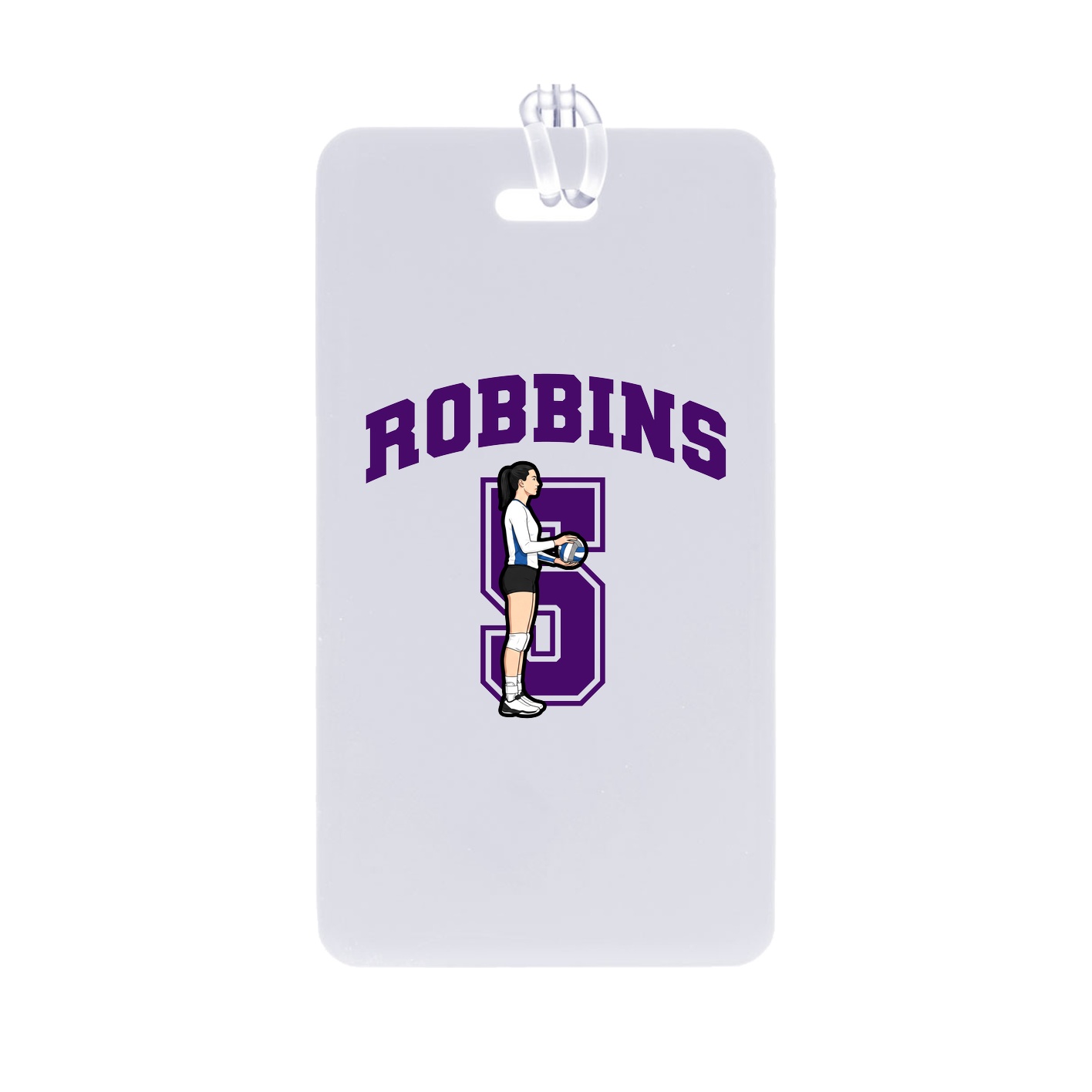 Bag Tag — Number in Classic