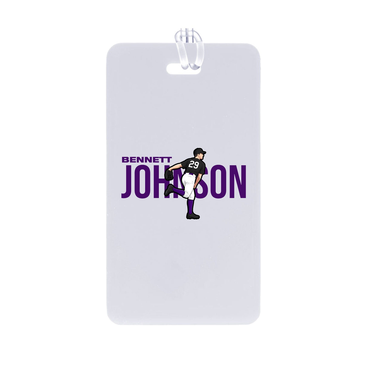 Bag Tag — Player Name in Classic