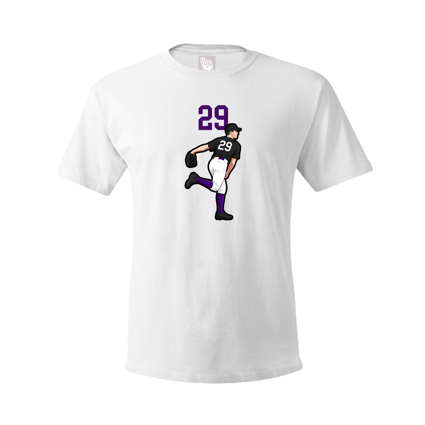 Tee — Number Top in White