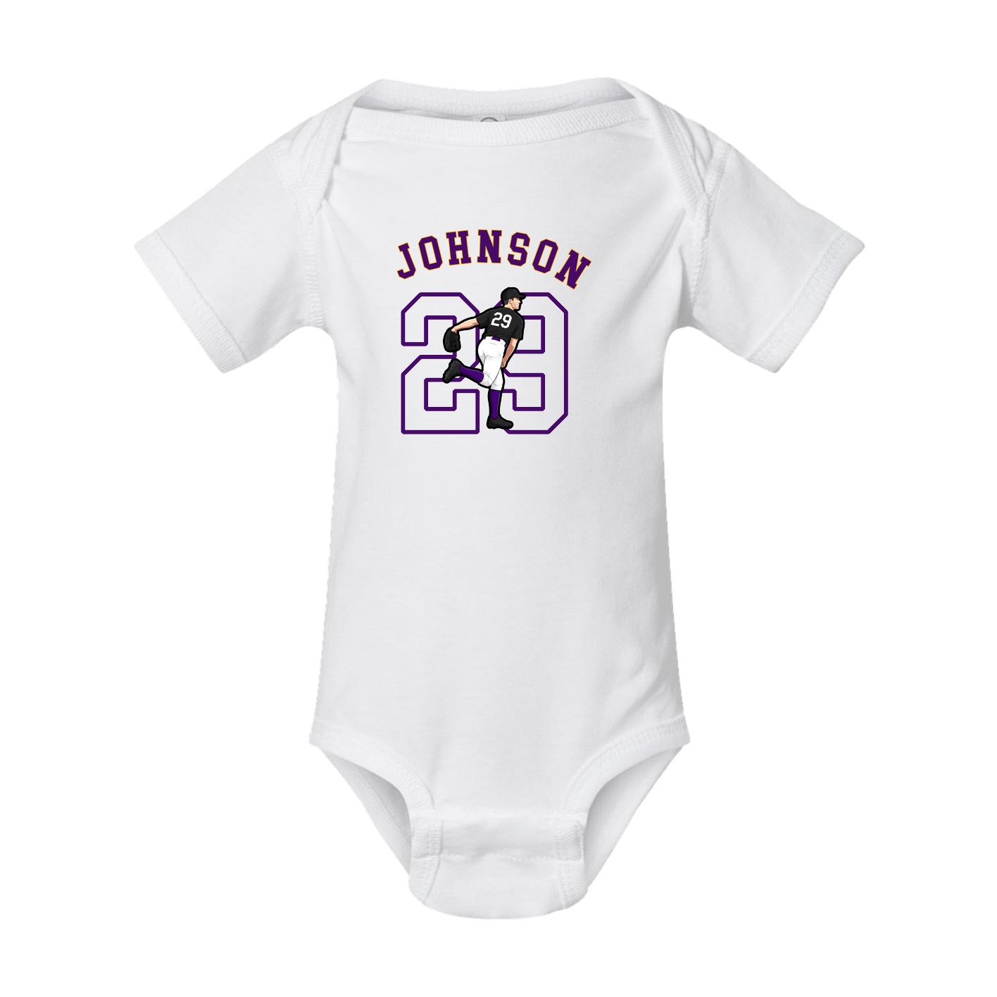 Baby Onesie — Shirsey Arch in White