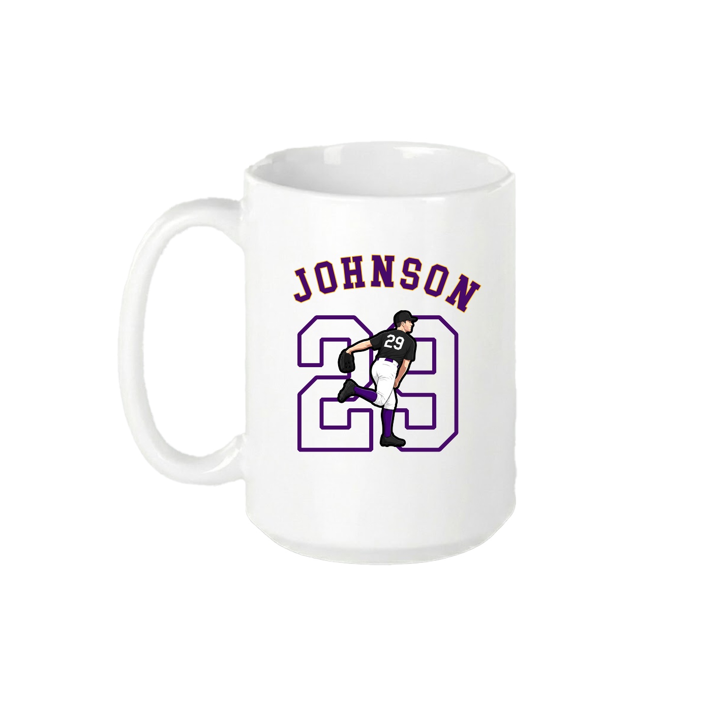 15oz Coffee Mug — Shirsey Arch in White