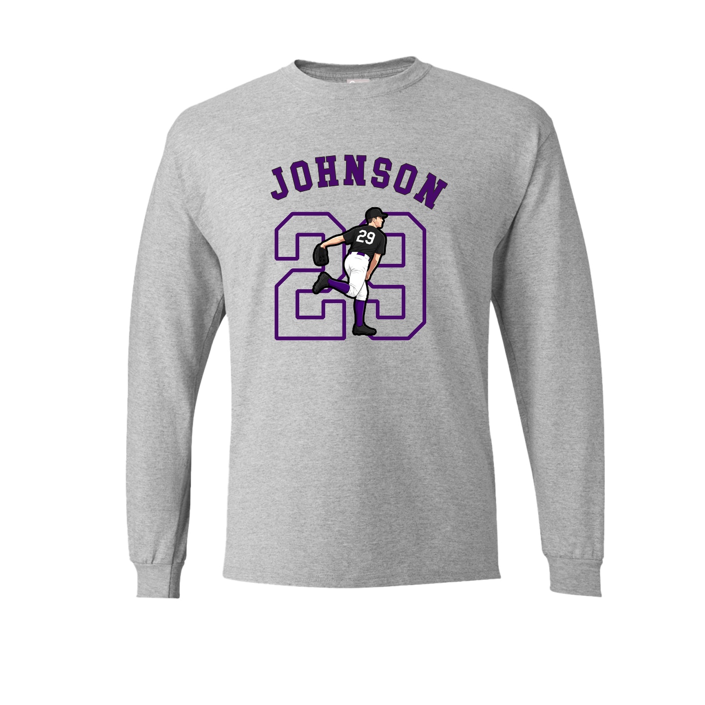 Long Sleeve Tee — Shirsey Arch in Grey