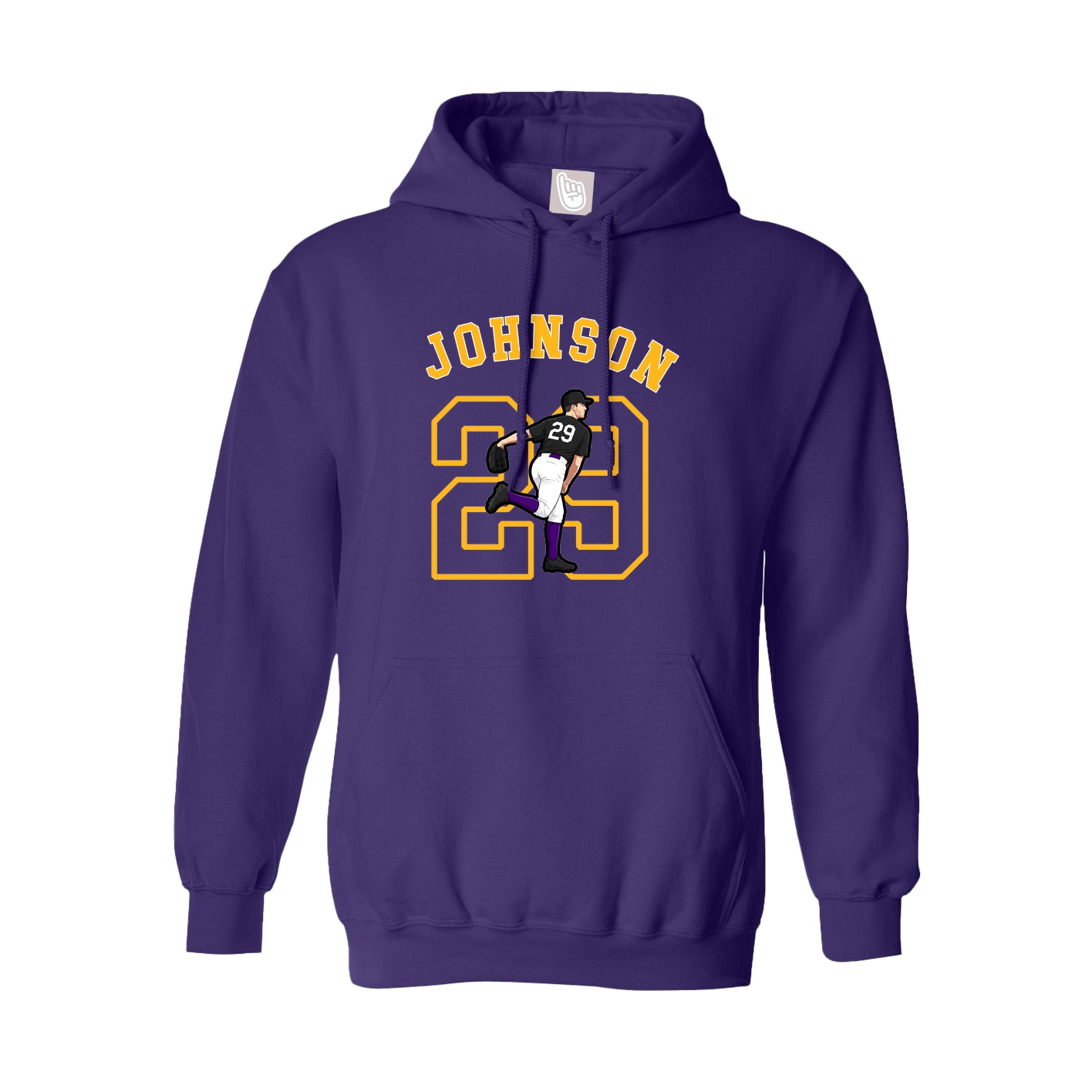 Hoodie — Shirsey Arch in Purple