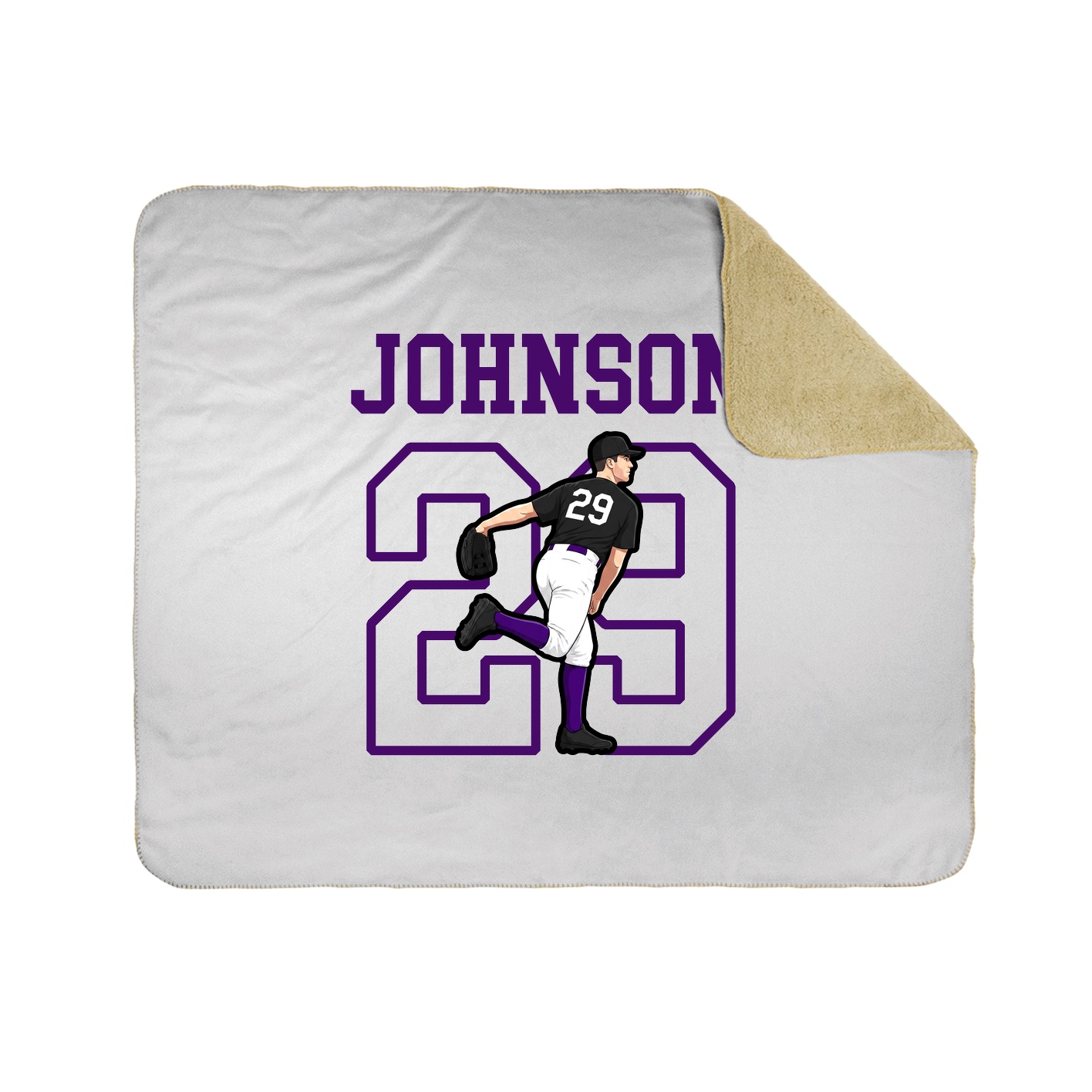 Throw Blanket — Shirsey in White