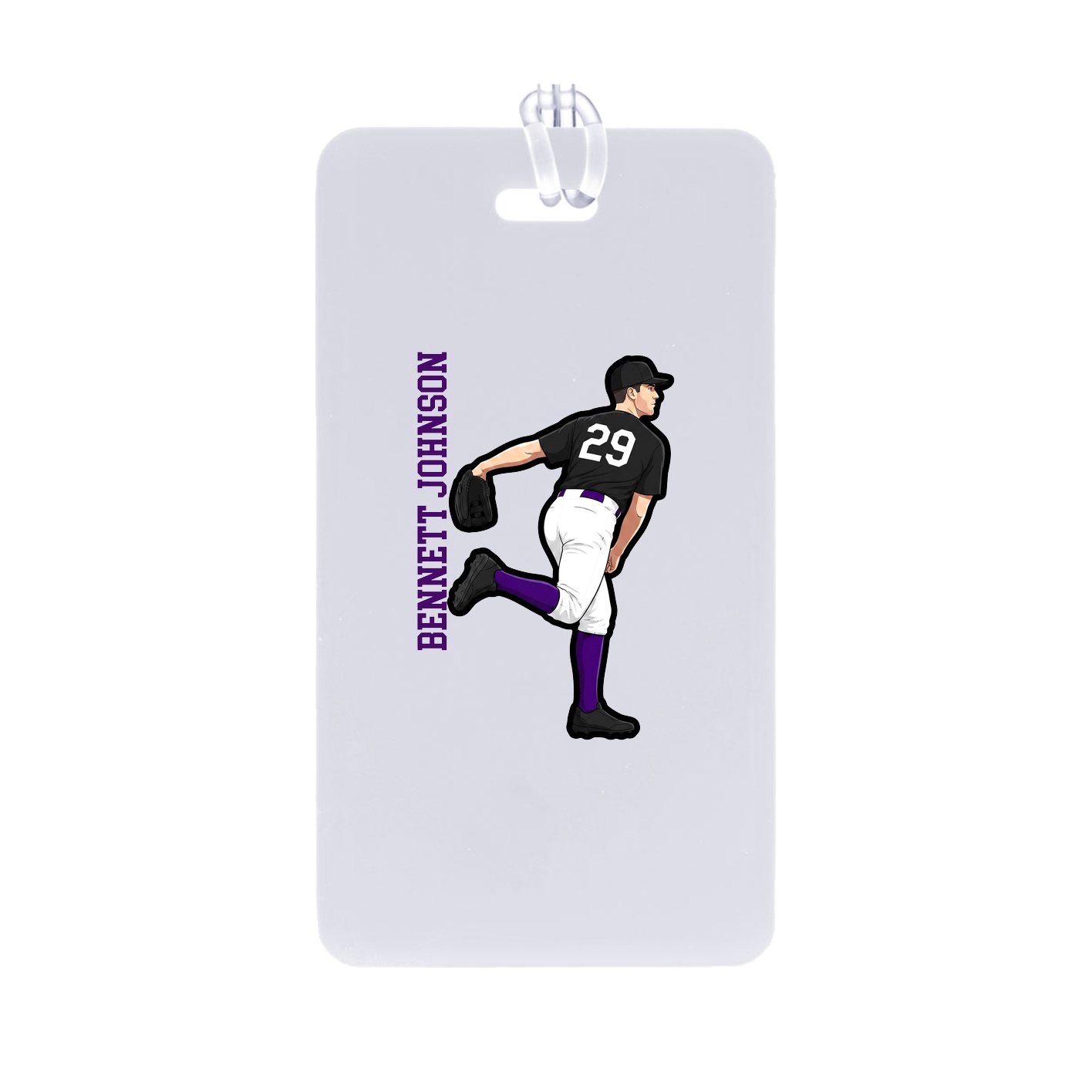 Bag Tag — Name Vertical in Classic