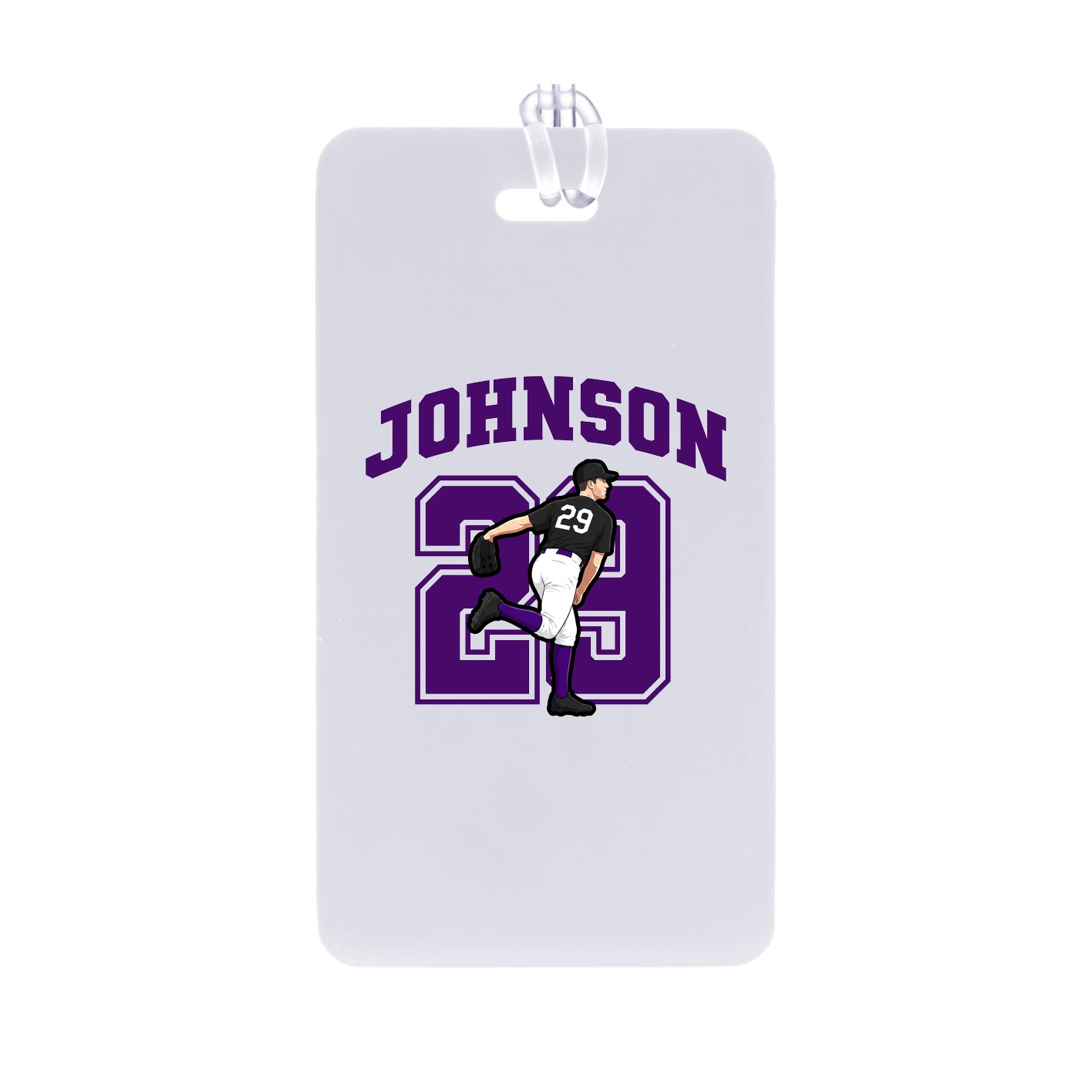Bag Tag — Number in Classic