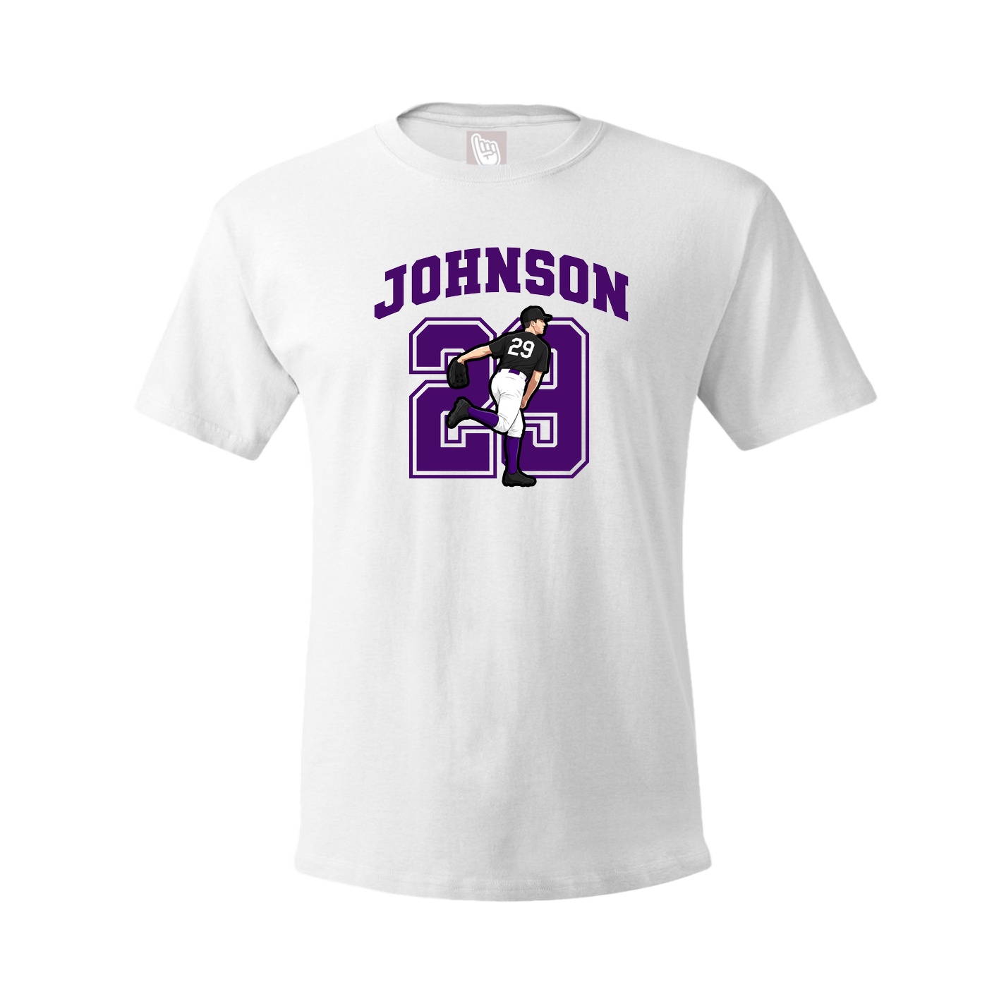 Tee — Number in White