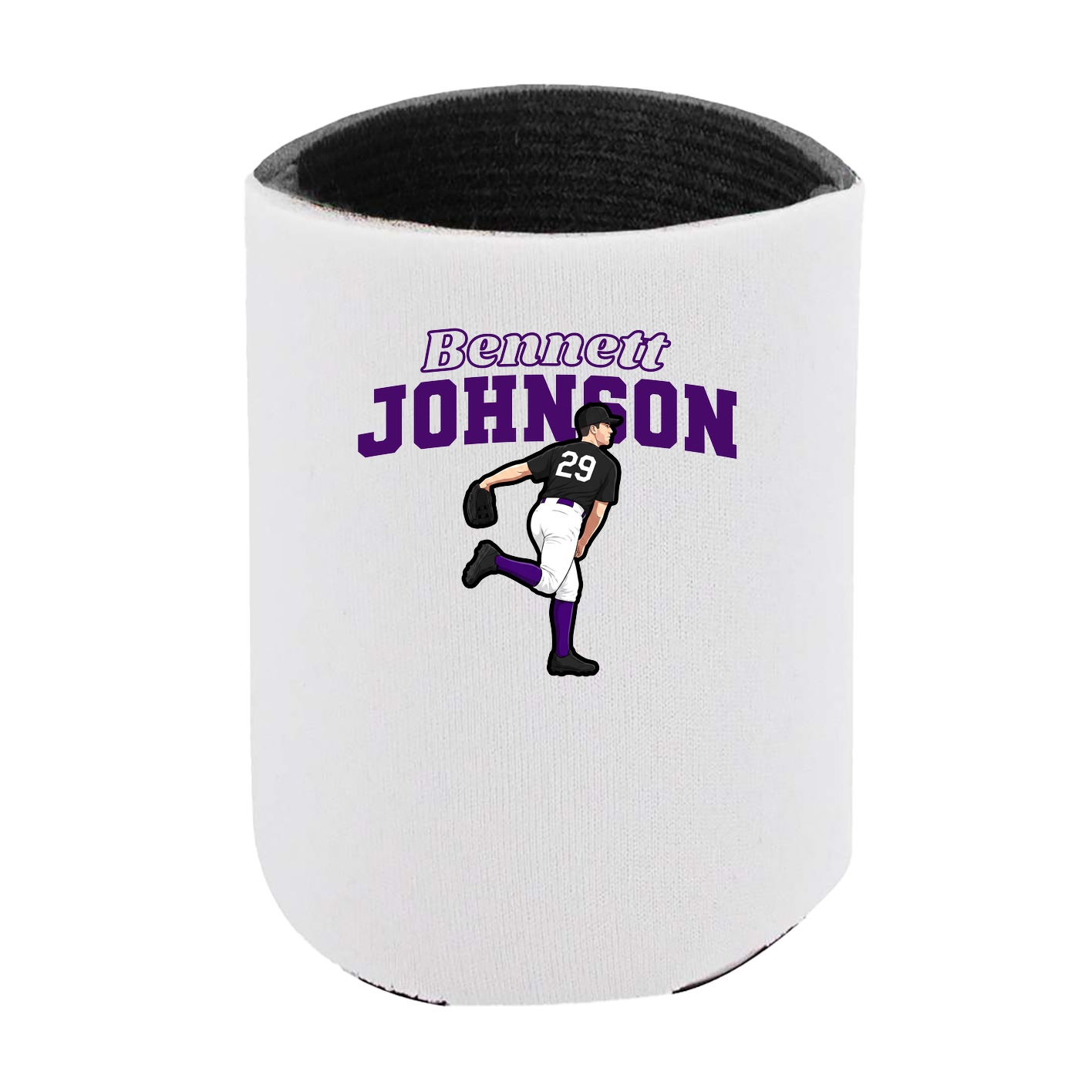 Can Holder — Name Arch in White