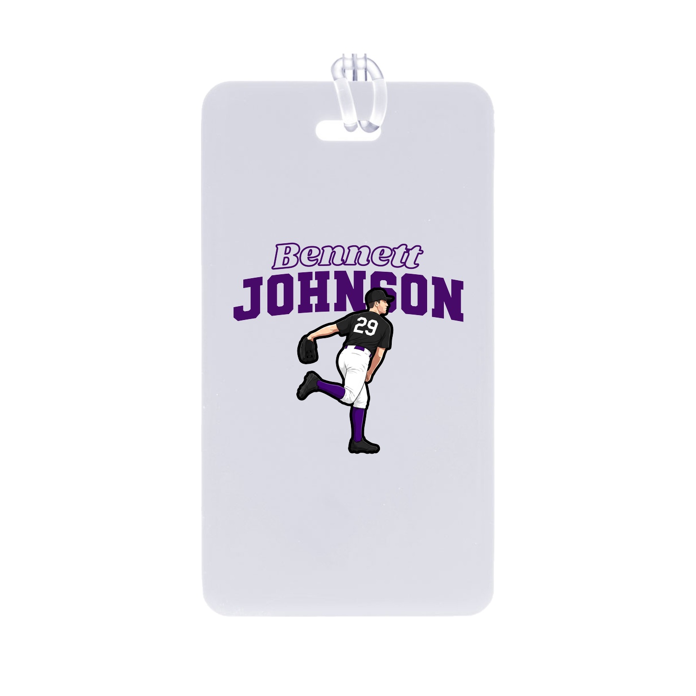 Bag Tag — Name Arch in Classic