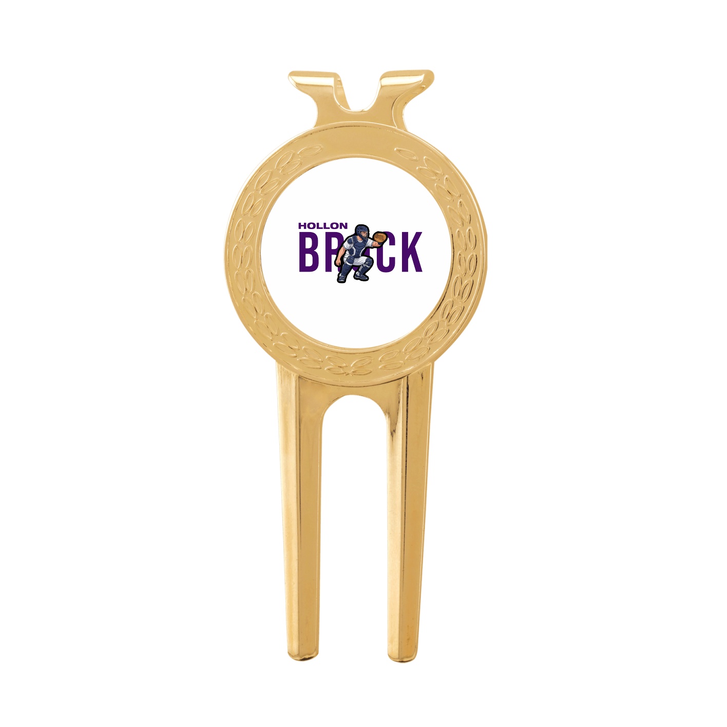 Divot Tool with Ball Marker — Player Name in Classic