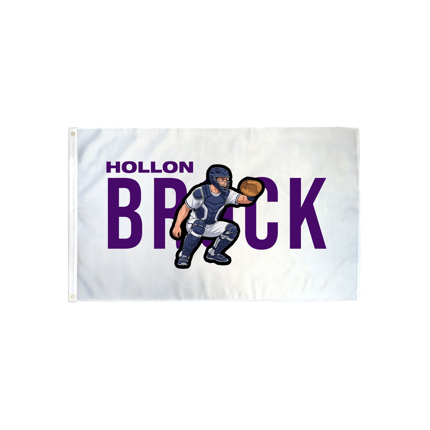 3x5 Flag — Player Name in Classic