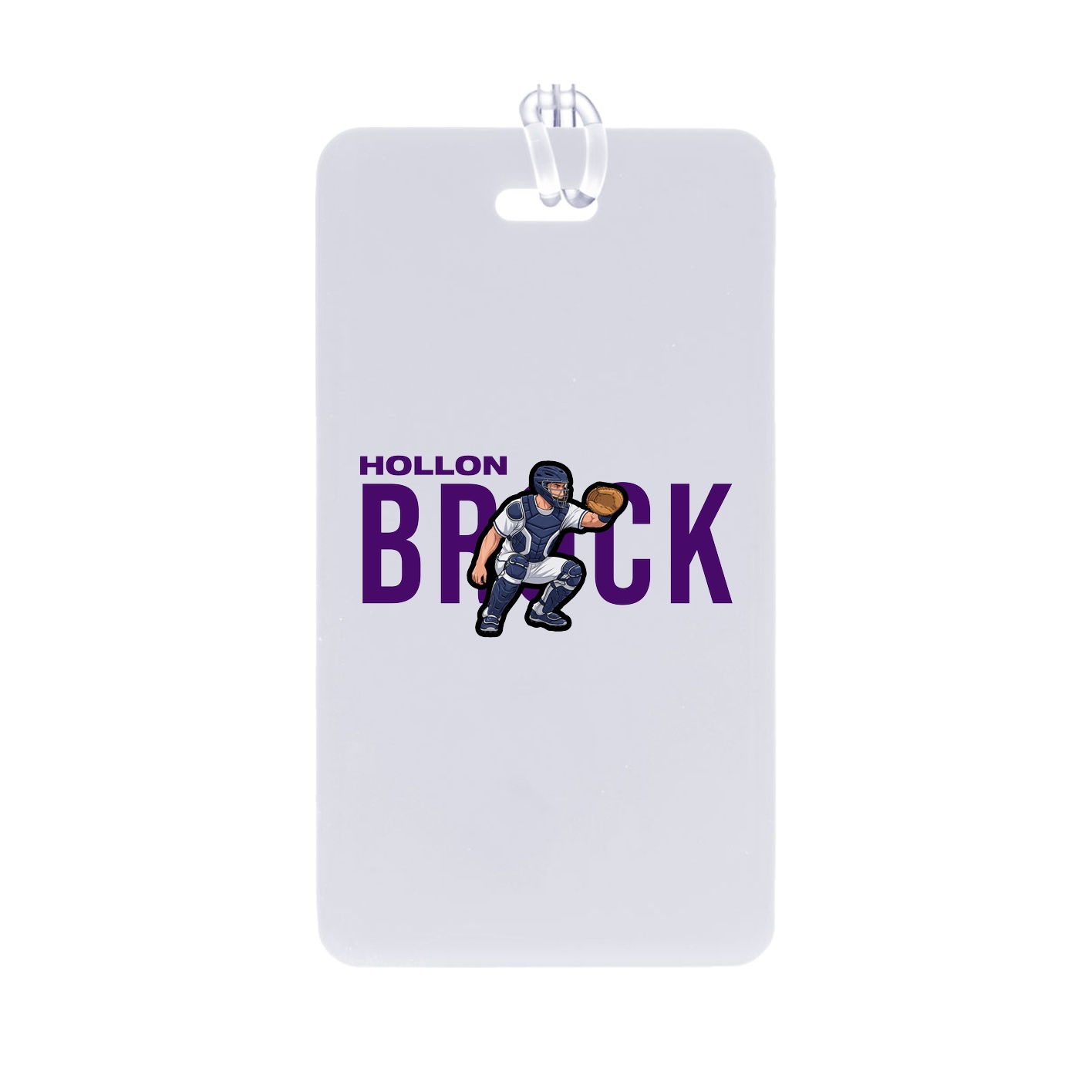 Bag Tag — Player Name in Classic