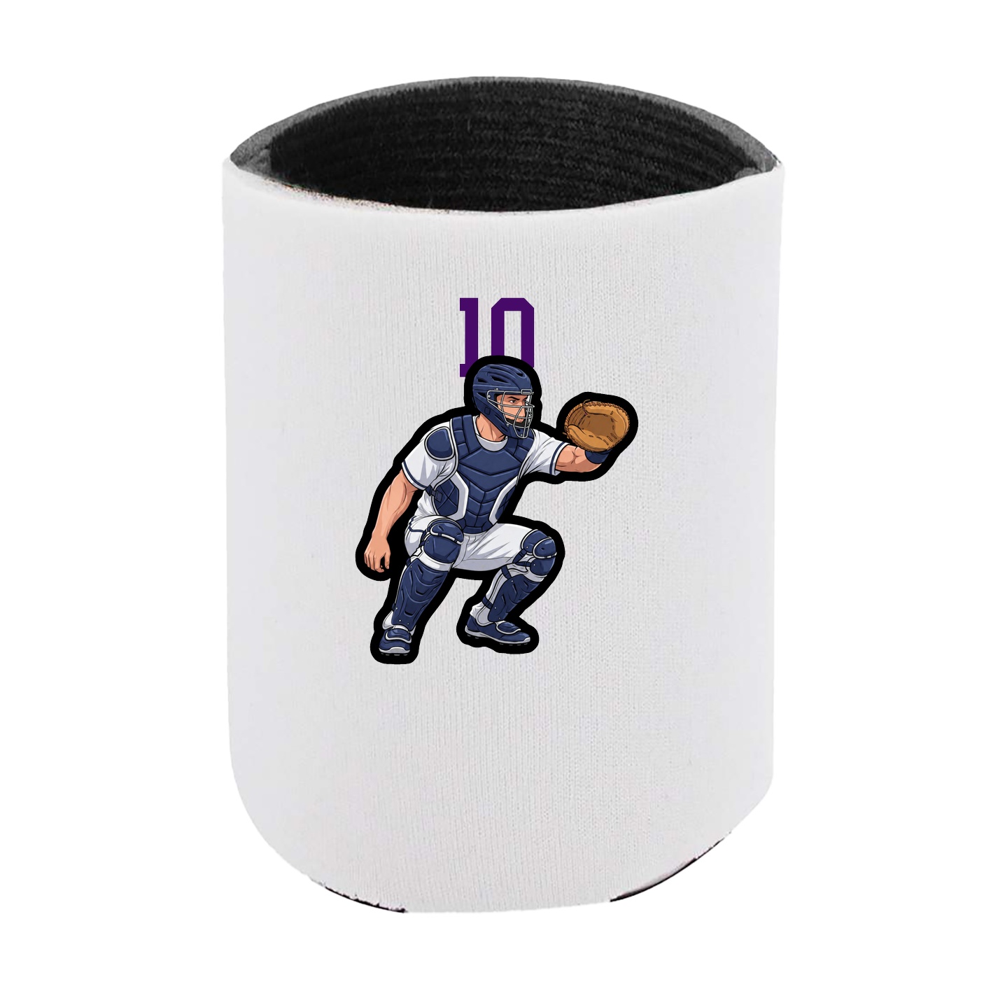 Can Holder — Number Top in White