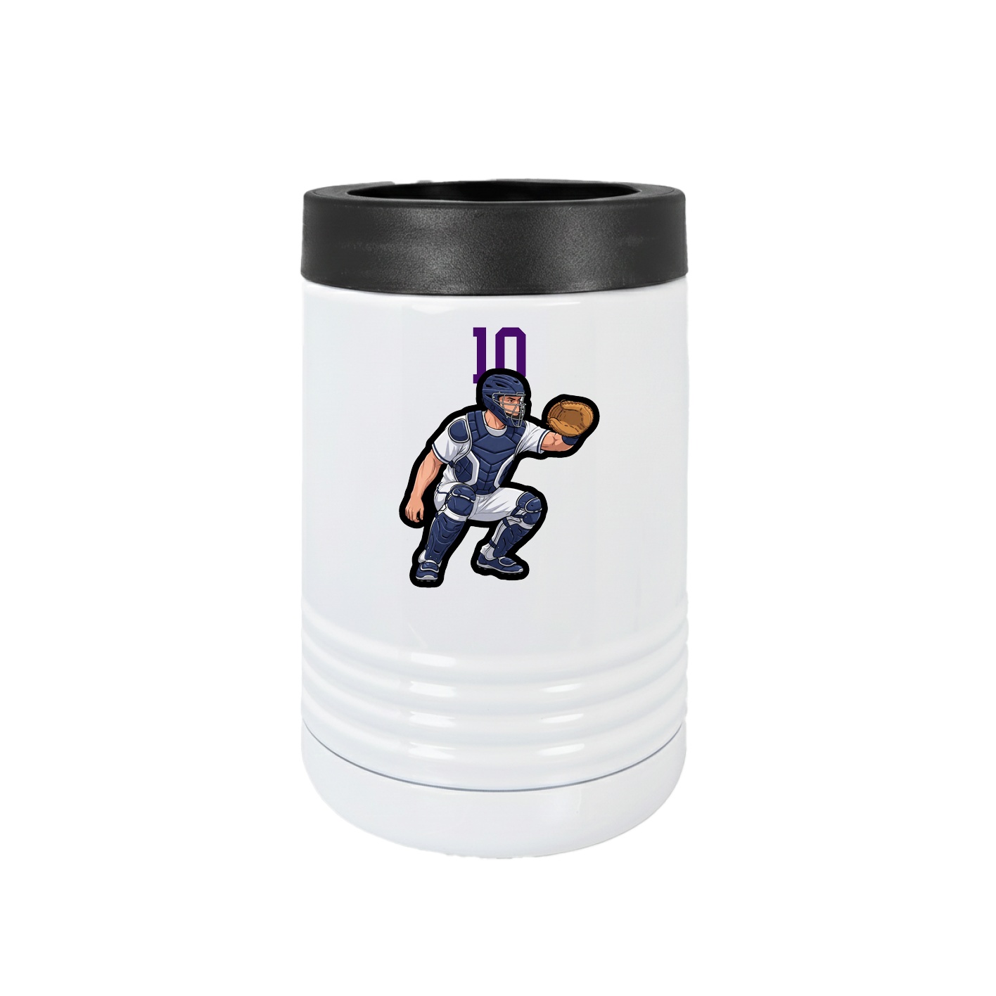 Beverage Holder — Number Top in White