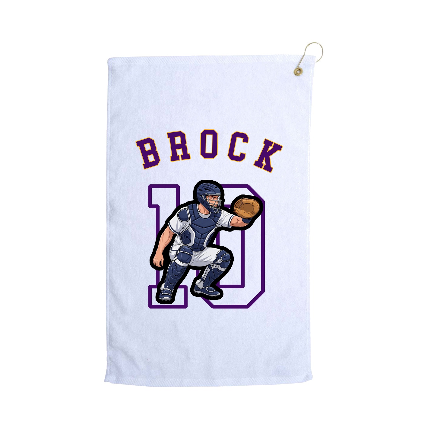 Golf Towel — Shirsey Arch in White