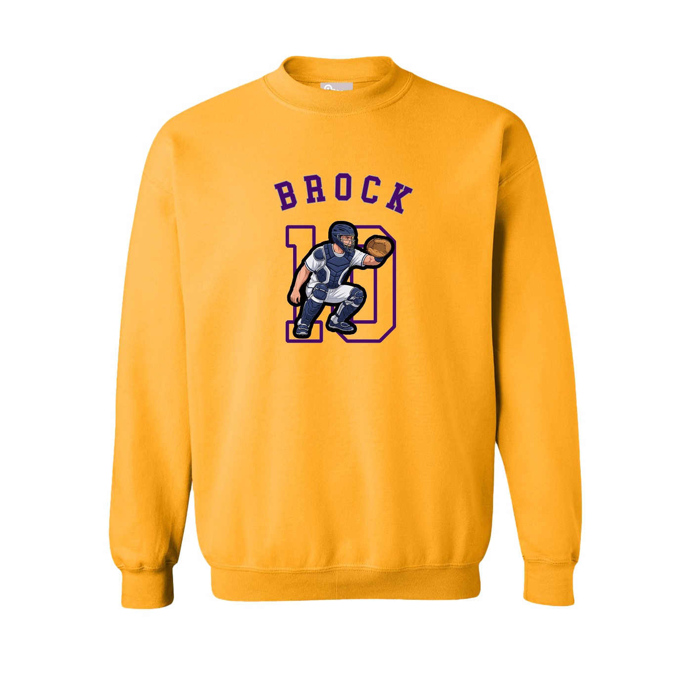Fleece Crew — Shirsey Arch in Gold