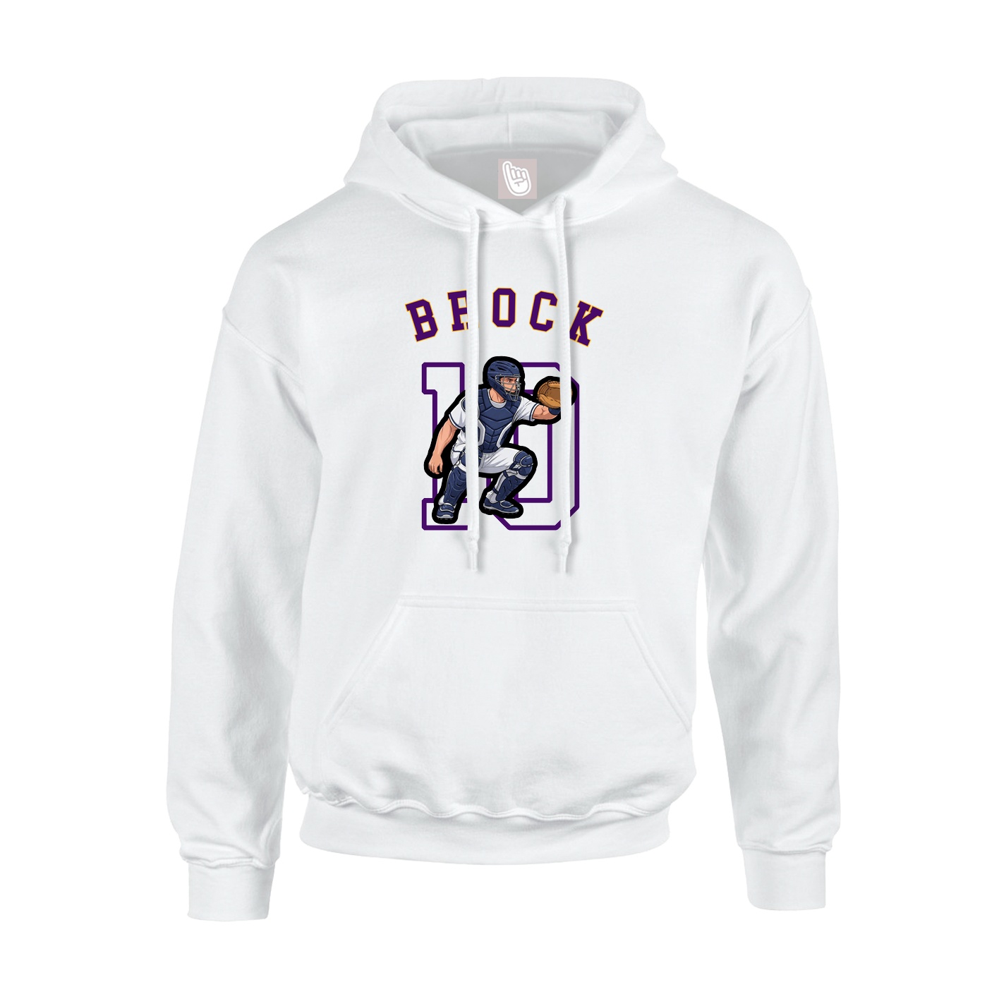 Youth Hoodie — Shirsey Arch in White