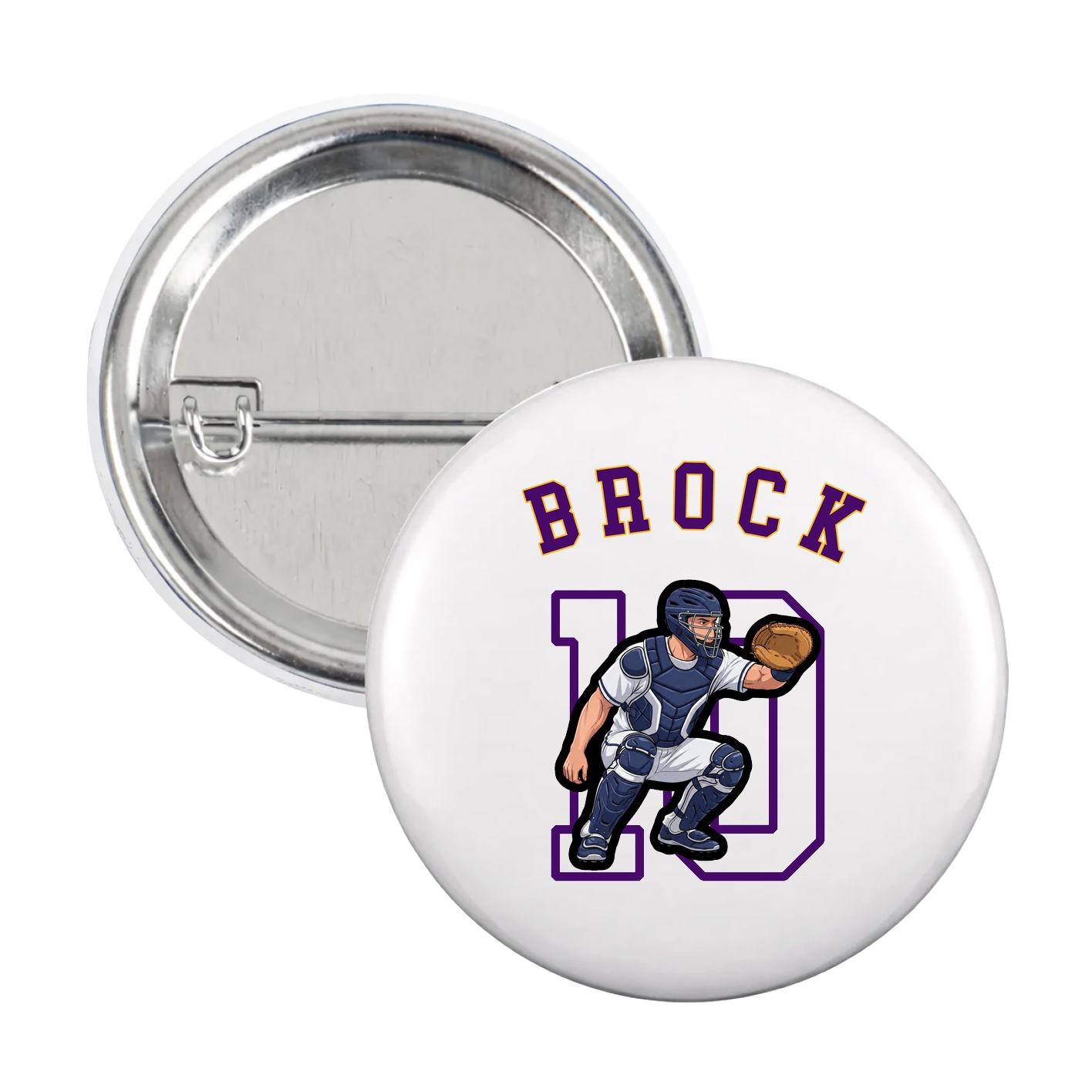 Game Day Button — Shirsey Arch in White