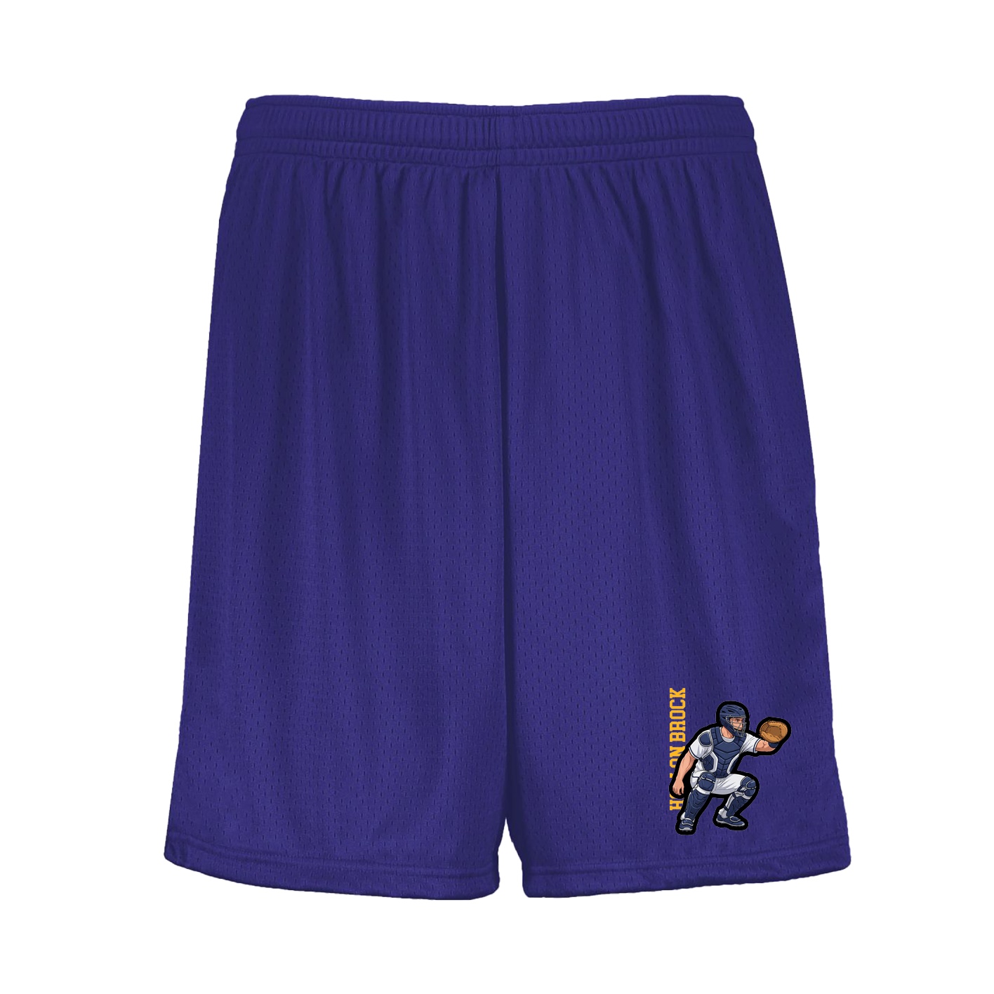 Shorts — Name Vertical in Purple