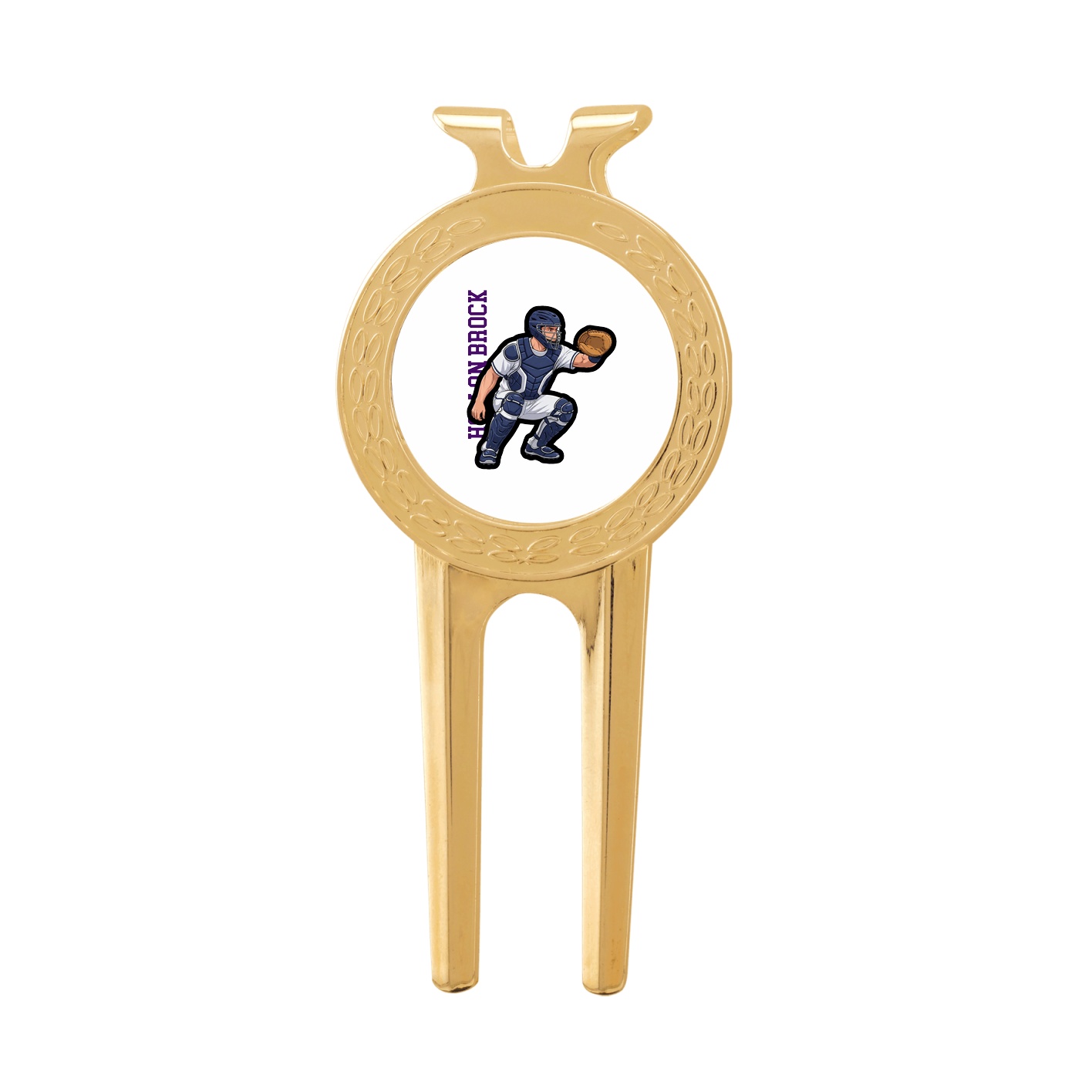 Divot Tool with Ball Marker — Name Vertical in Classic