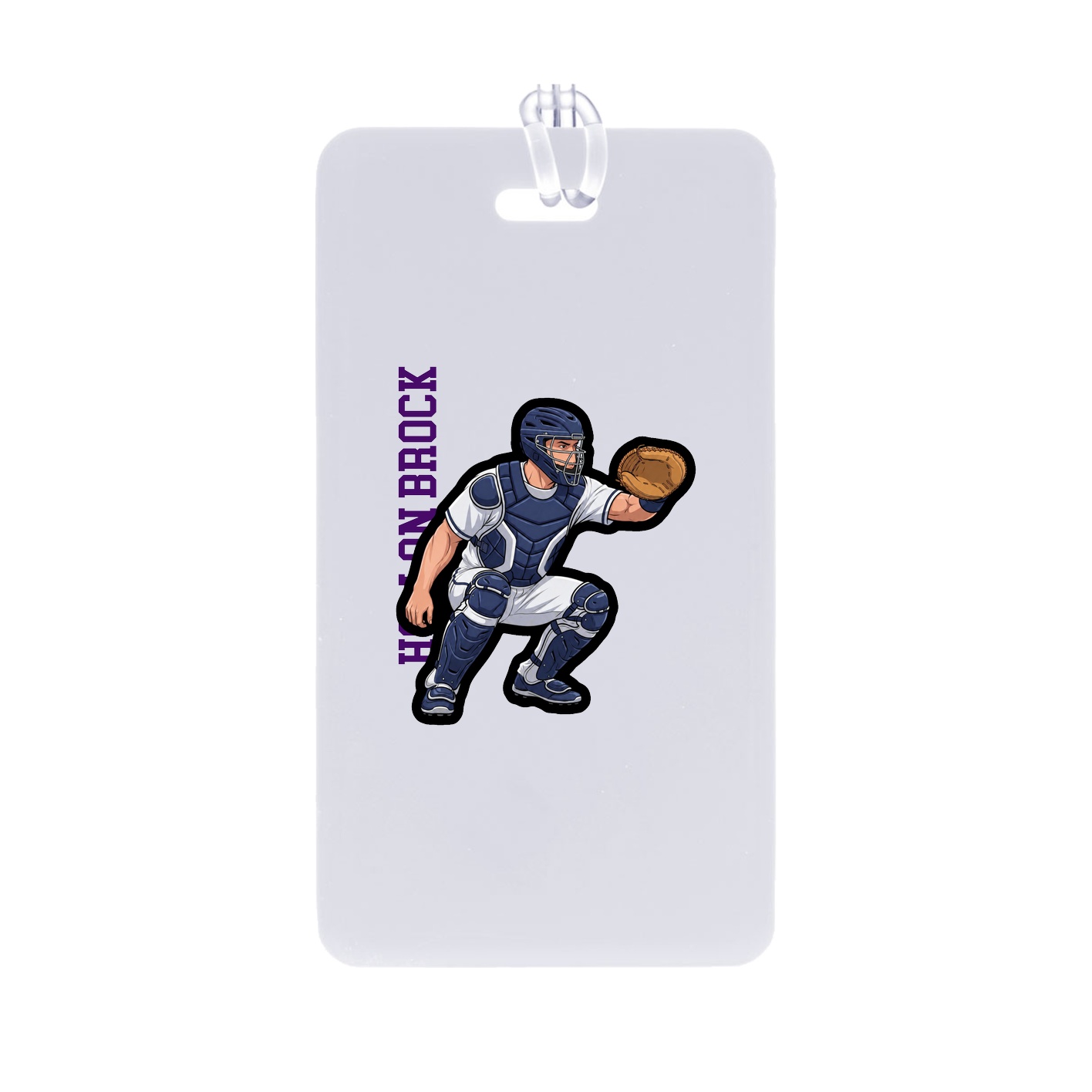 Bag Tag — Name Vertical in Classic