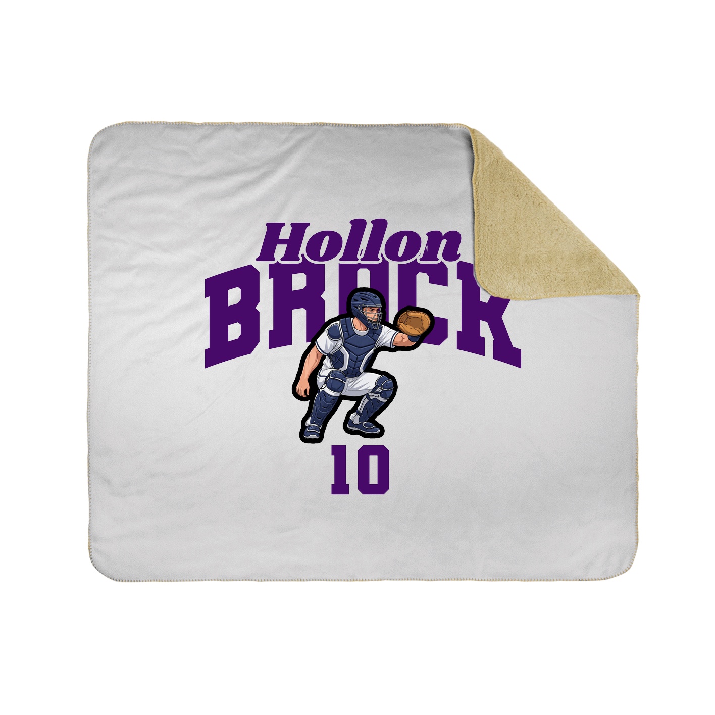 Throw Blanket — Signature Arch in White