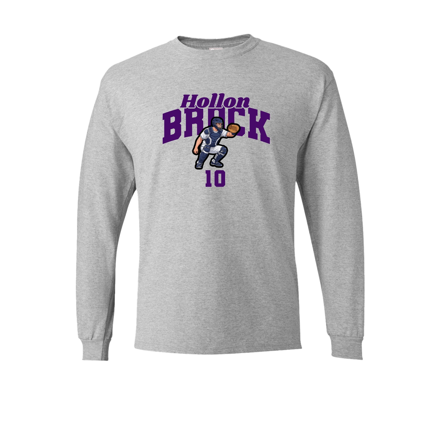 Long Sleeve Tee — Signature Arch in Grey