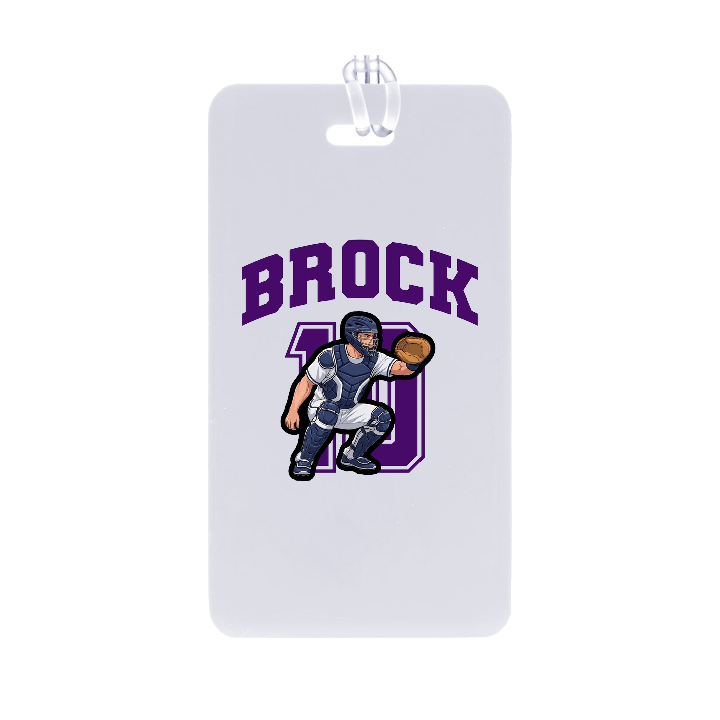 Bag Tag — Number in Classic