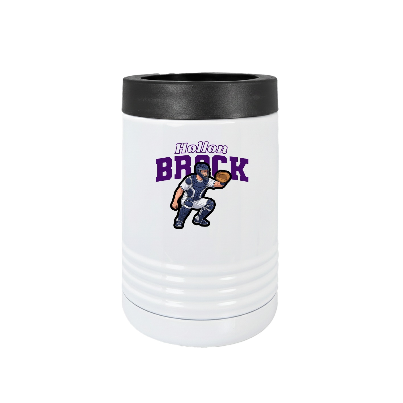Beverage Holder — Name Arch in White