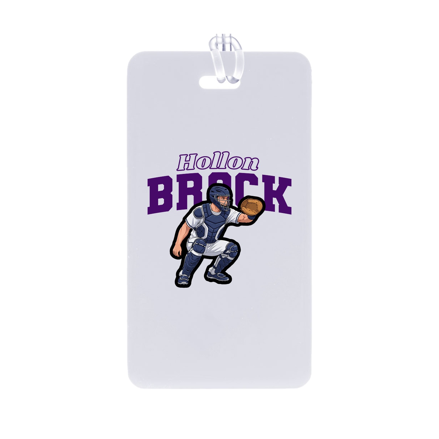 Bag Tag — Name Arch in Classic