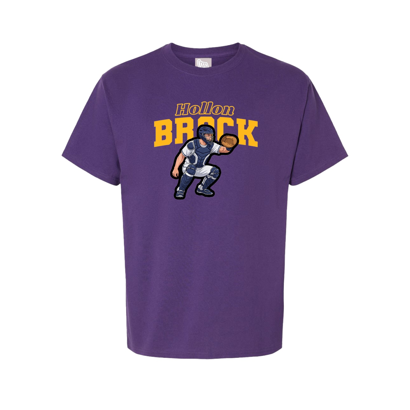 Tee — Name Arch in Purple