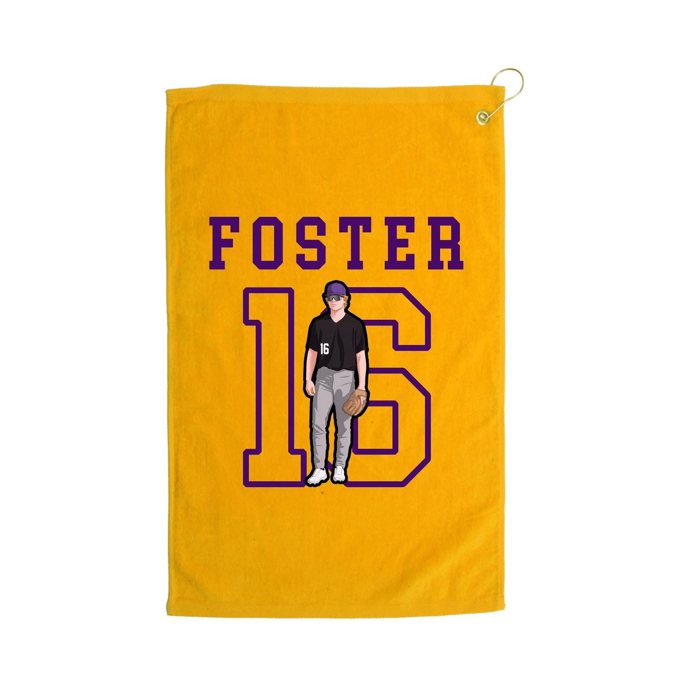 Golf Towel — Shirsey in Gold